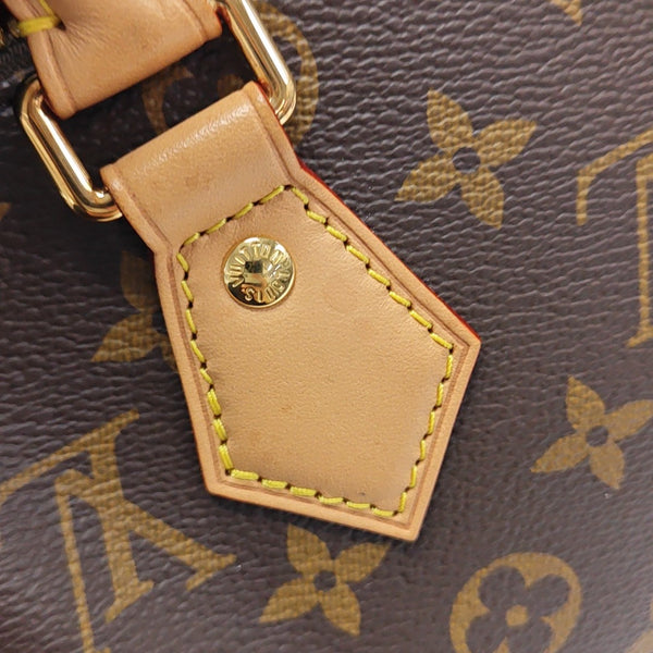SPEEDY 20 Monogram Coated Canvas Brown