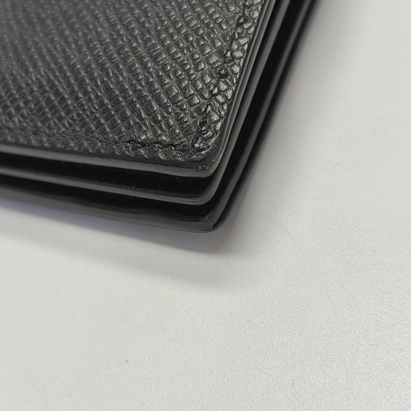 AMERIGO Calfskin Black Wallet
