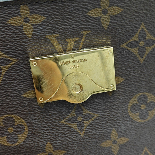 CLUNY PM Monogram Coated Canvas Brown