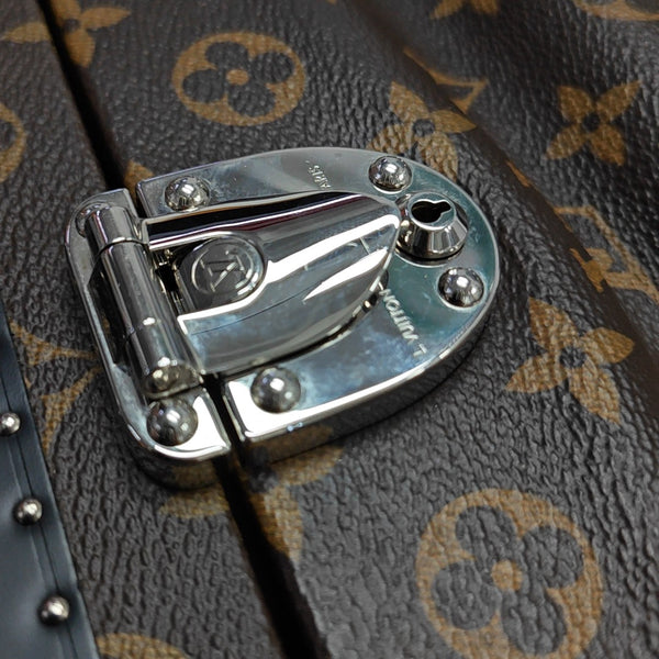 Monogram Coated Canvas Shoulder Bag Brown