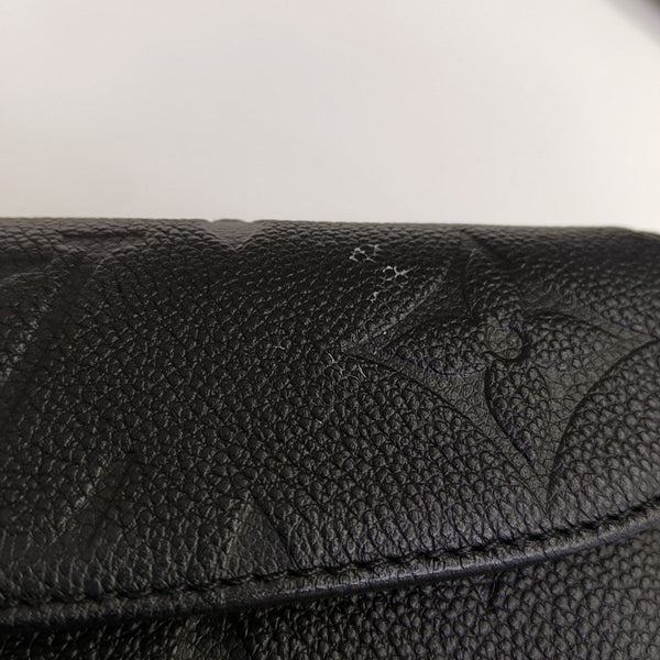 IVY Monogram Calfskin Black
