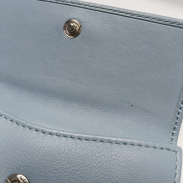Calfskin Wallet Blue