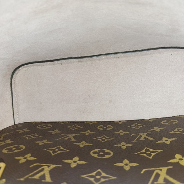 NÉONOÉ MM Monogram Coated Canvas Brown