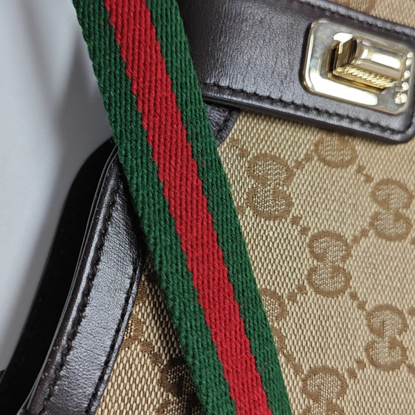 Moon Side Mini Monogram Coated Canvas Black