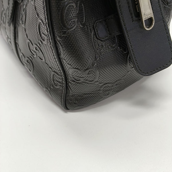 Monogram Calfskin Tote Bag Black