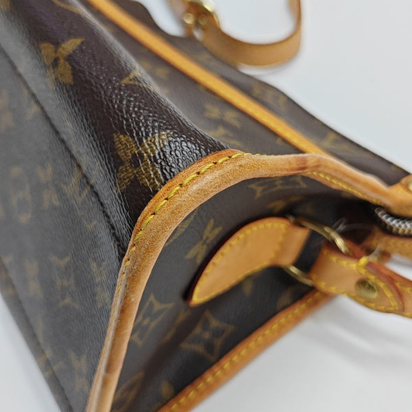 POPINCOURT Monogram Coated Canvas Brown
