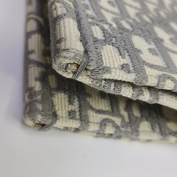 Book Tote Large Oblique Canvas Gray