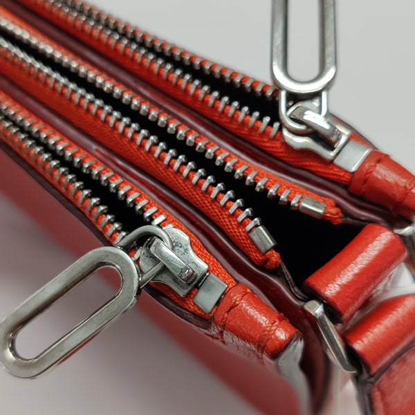 Calfskin Shoulder Bag Red