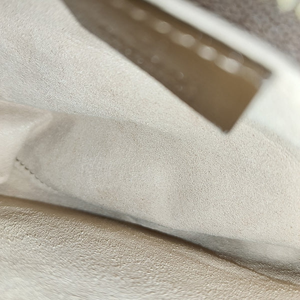 Horsebit 1955 Medium Monogram Coated Canvas Beige