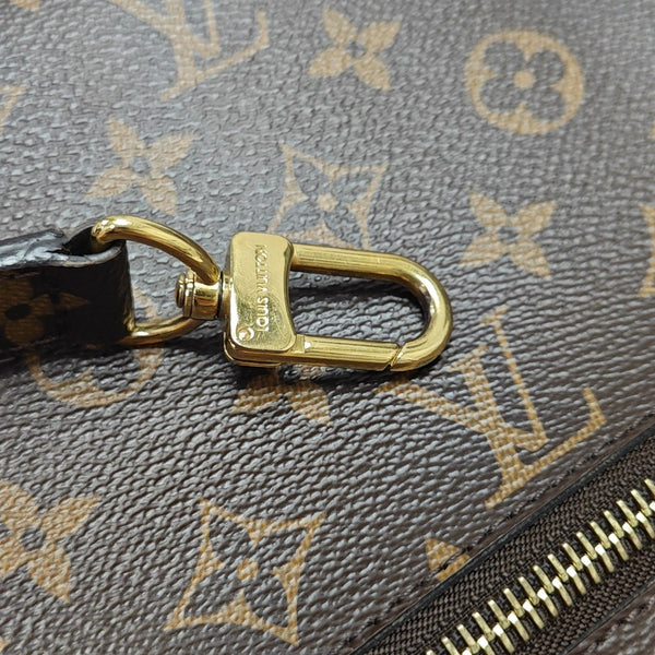 MÉTIS MM Monogram Coated Canvas Brown