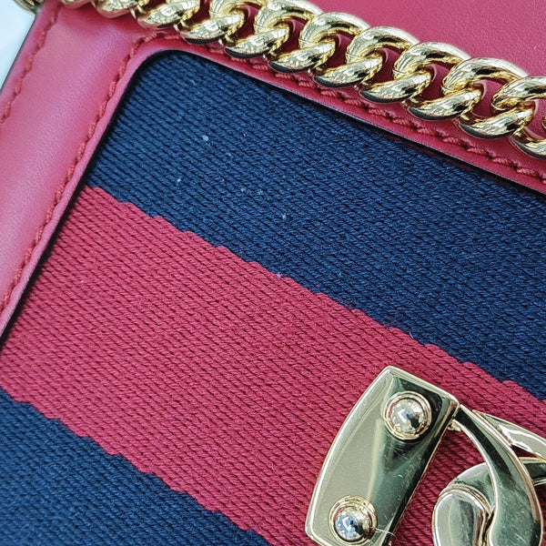 Sylvie Mini Calfskin Red