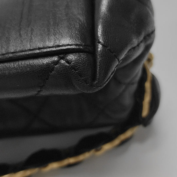 Quilted Lambskin Black