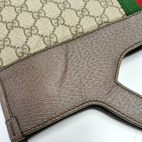 Authenticated pre-owned Ophidia Medium Monogram Coated Canvas Beige - Top Handle Bag at Looply