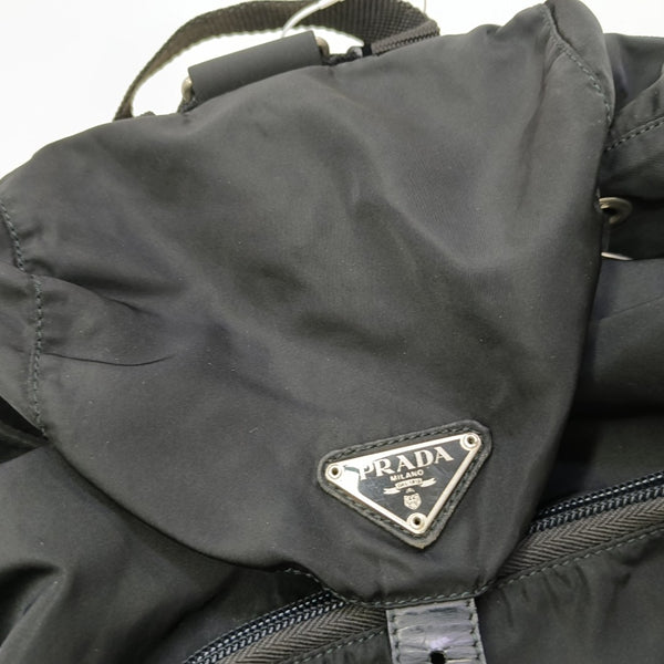 Nylon Backpack Black