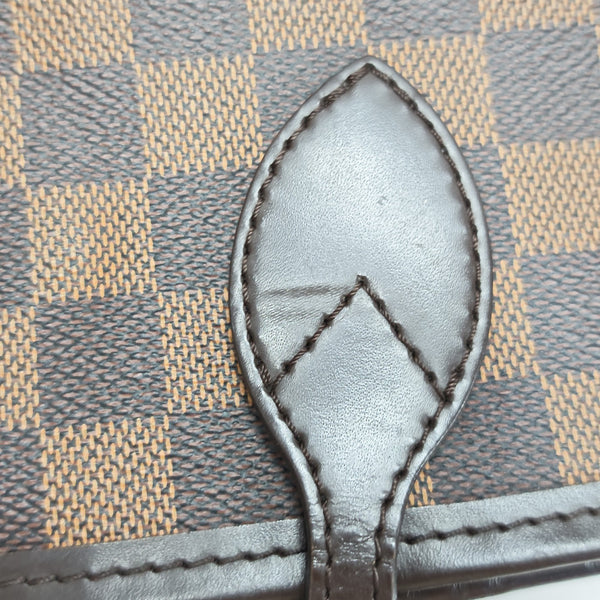 NEVERFULL MM Damier Ebene Coated Canvas Brown