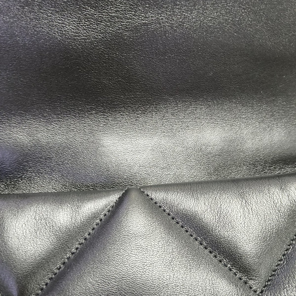 CHANEL 19 Large Quilted Lambskin Black