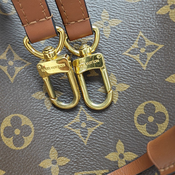 NÉONOÉ MM Monogram Coated Canvas Brown