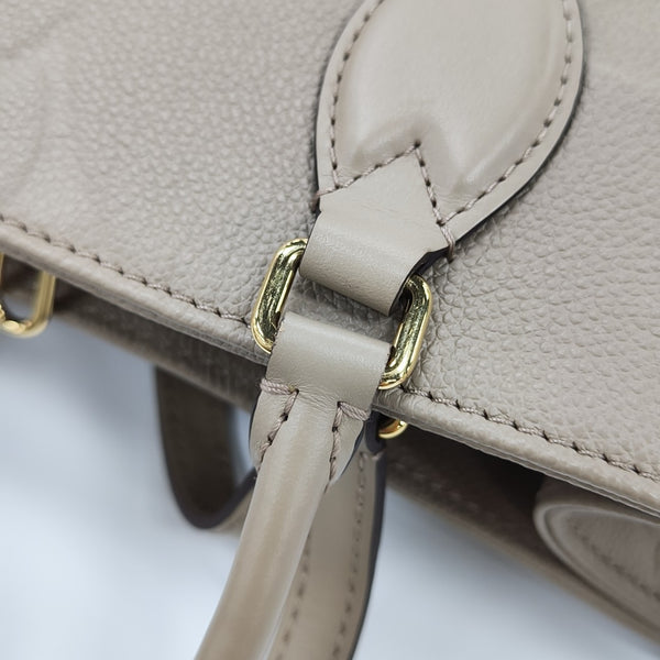 ONTHEGO MM Monogram Calfskin Gray