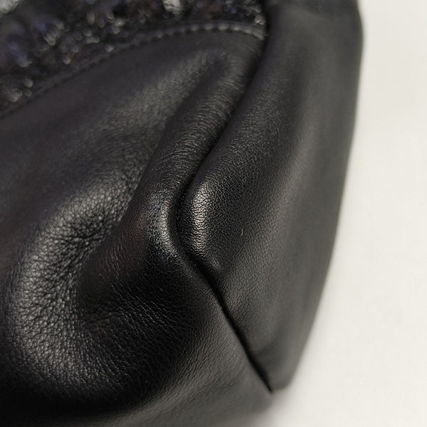 CHANEL 31 Large Quilted Vintage Calf Black