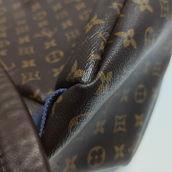 JOSH Monogram Coated Canvas Brown