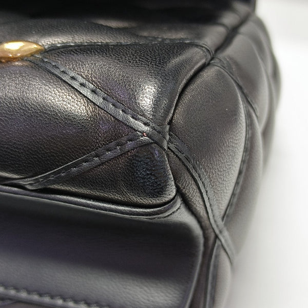 GO-14 Quilted Lambskin Black