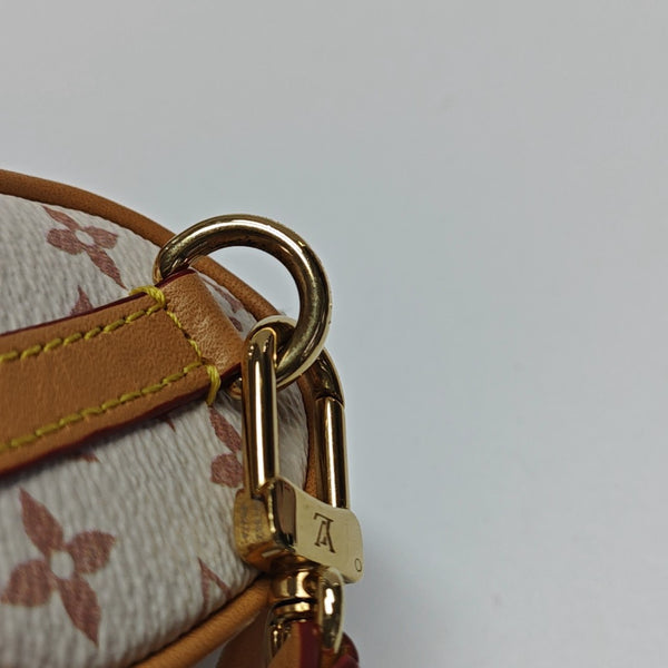 SPEEDY Monogram Coated Canvas White