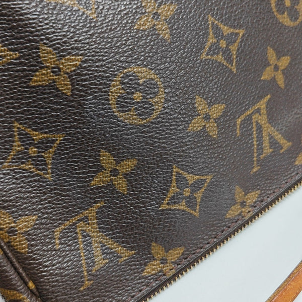ACCESSOIRES Monogram Coated Canvas Brown