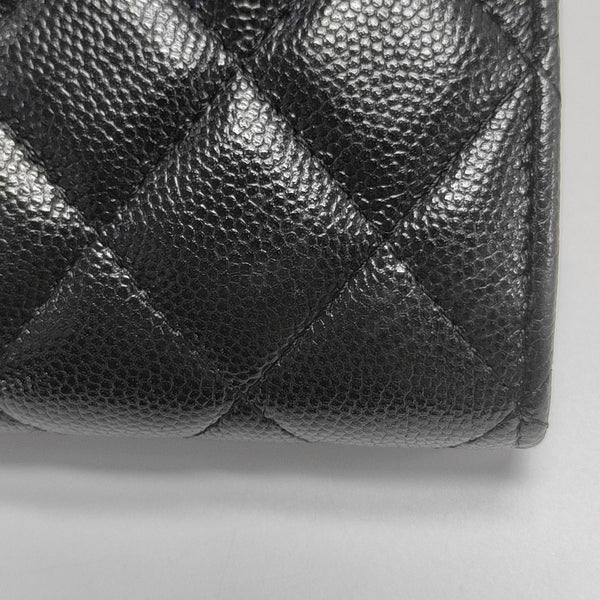 Quilted Calfskin Shoulder Bag Black