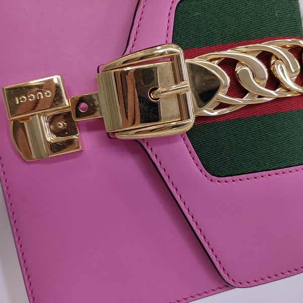 Sylvie Mini Calfskin Pink