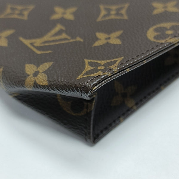 TOILET POCKET 26 Monogram Coated Canvas Brown