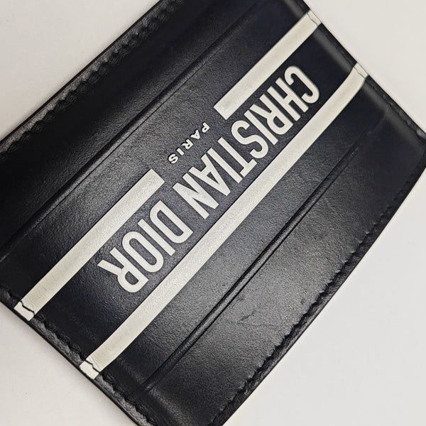 Calfskin Card Holder Blue