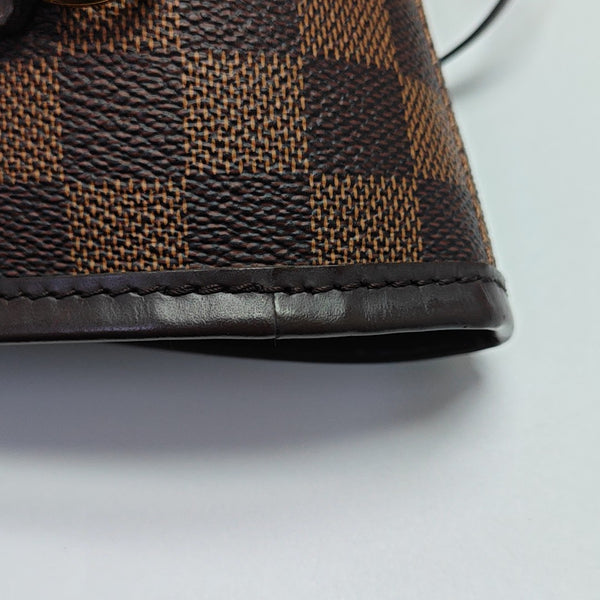 NEVERFULL MM Damier Ebene Coated Canvas Brown