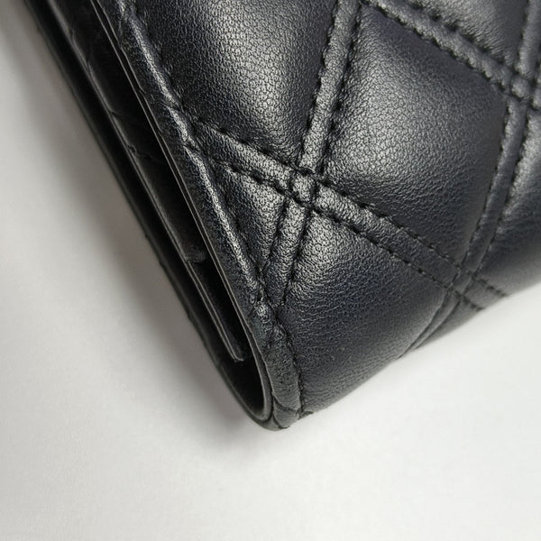 Quilted Lambskin Wallet Black