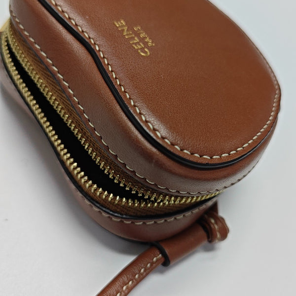 Calfskin Shoulder Bag Brown