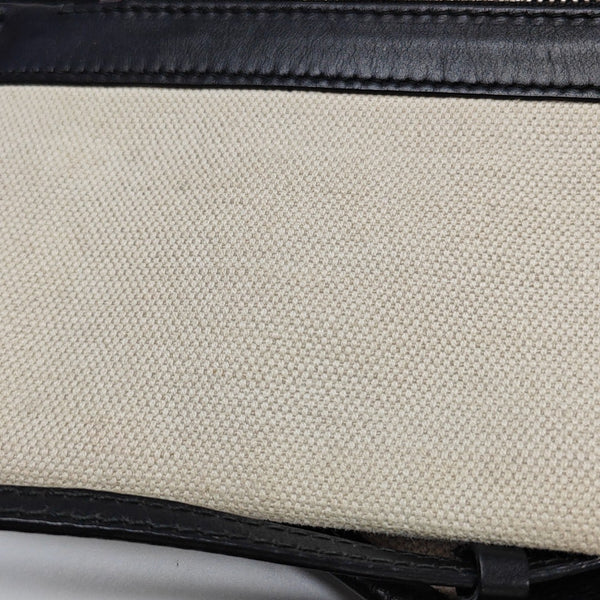 Navy Mini Canvas White