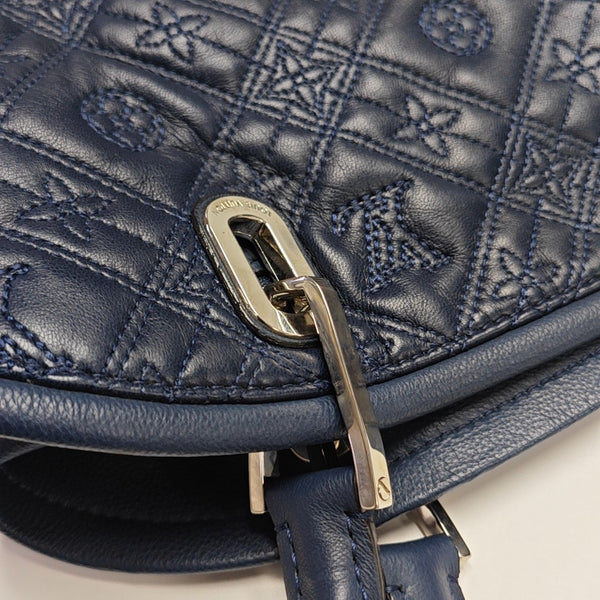 LILIA PM Monogram Calfskin Blue