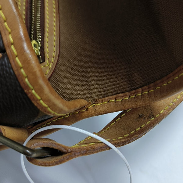 SOLOGNE PM Monogram Coated Canvas Brown