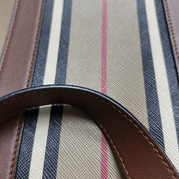 Coated Canvas Small Beige