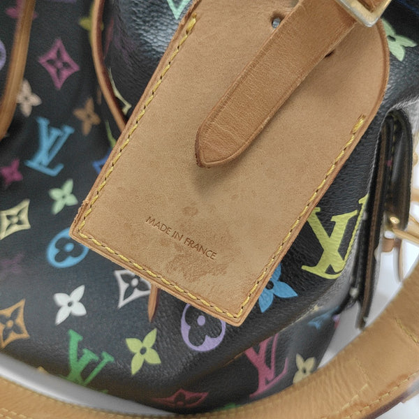 LV × TM NÉONOÉ MM Monogram Coated Canvas Black