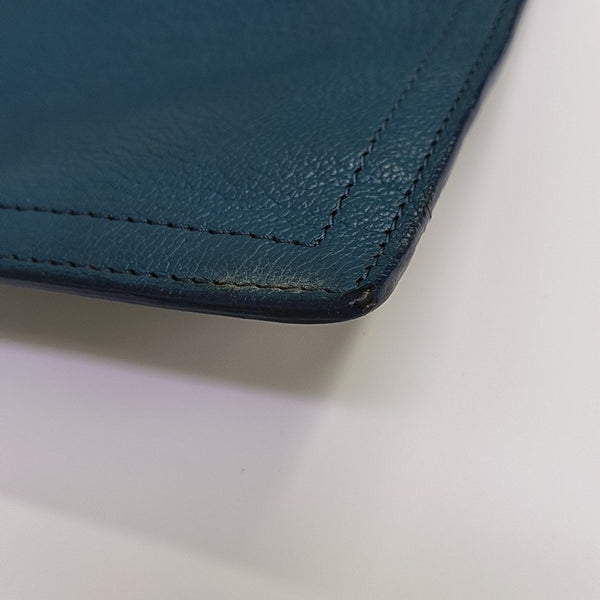 Calfskin Clutch Blue