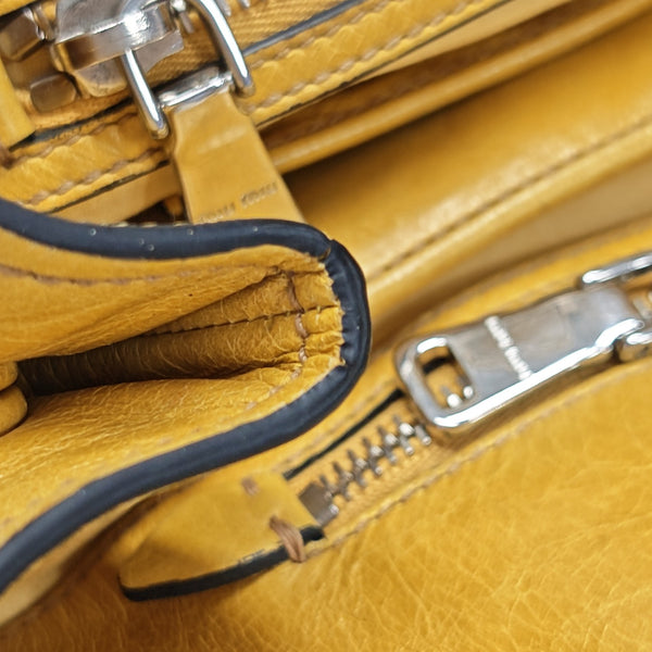 Calfskin Tote Bag Yellow
