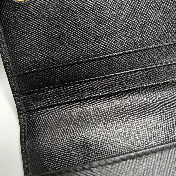 Saffiano Calfskin Wallet Black