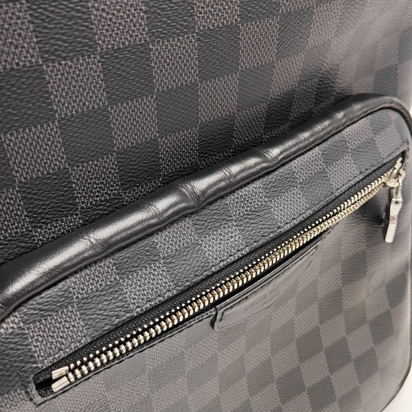 JOSH Damier Graphite Calfskin Gray