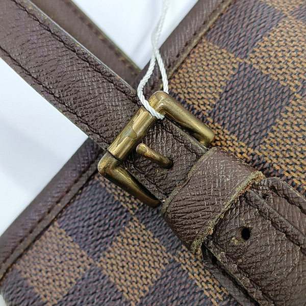 BUCKET PM Damier Ebene Coated Canvas Brown