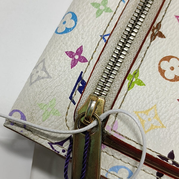 LV × TM KOALA Monogram Coated Canvas White Wallet