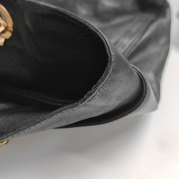 Betulla Large Calfskin Black