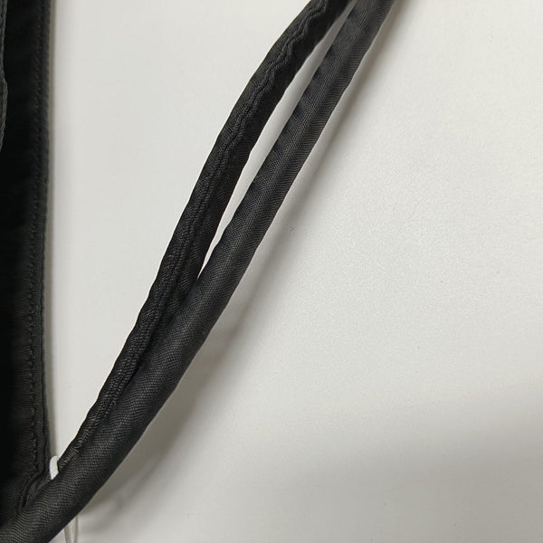 Nylon Top Handle Bag Black
