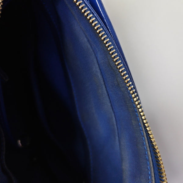 GABRIELLE Small Quilted Calfskin Blue