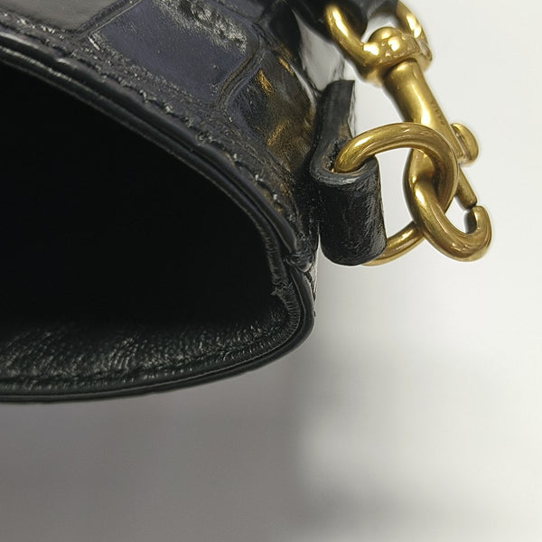 Calfskin Shoulder Bag Black