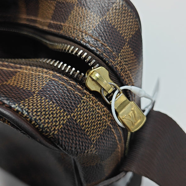 OLAV PM Damier Ebene Coated Canvas Brown